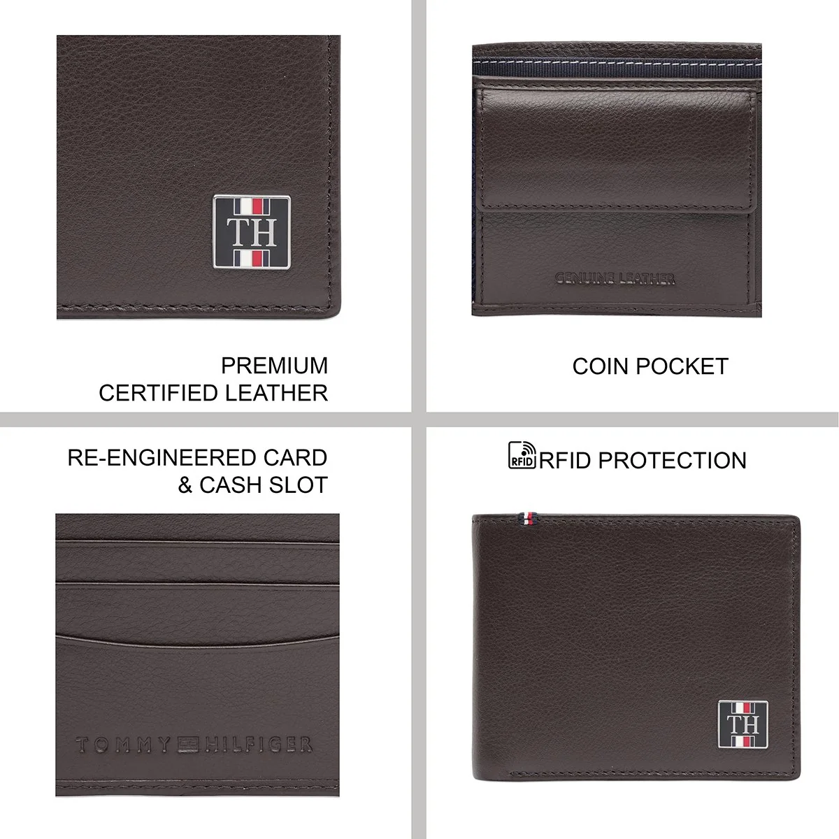 Tommy Hilfiger Hyde Men's Global Coin Wallet - Image 8