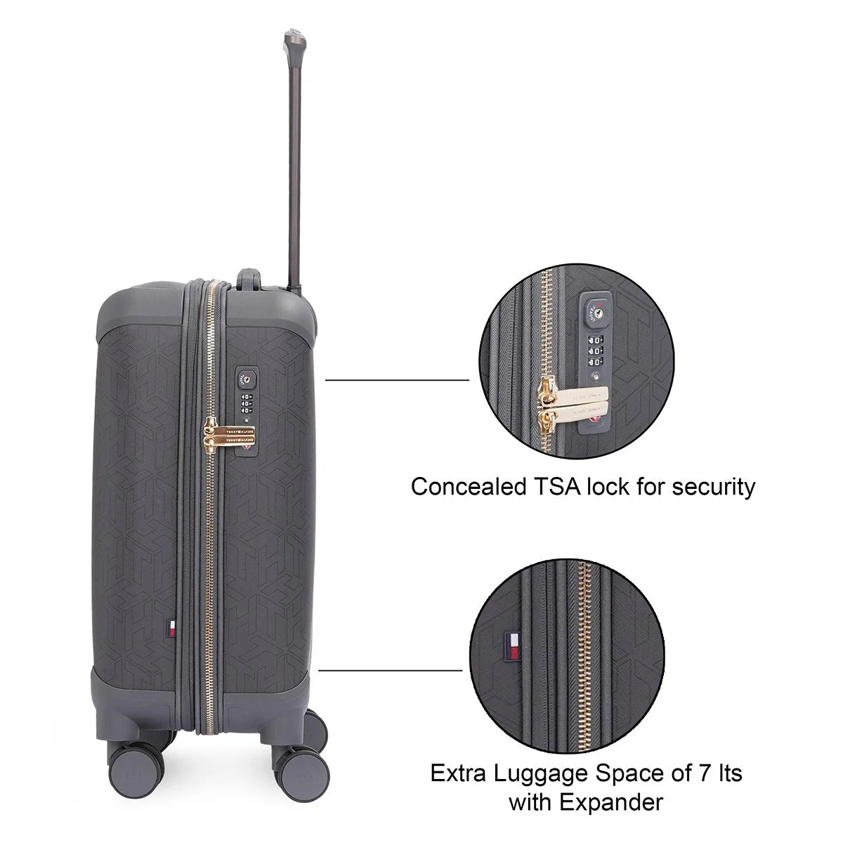 Tommy Hilfiger Jazz Hybrid Luggage - Image 4