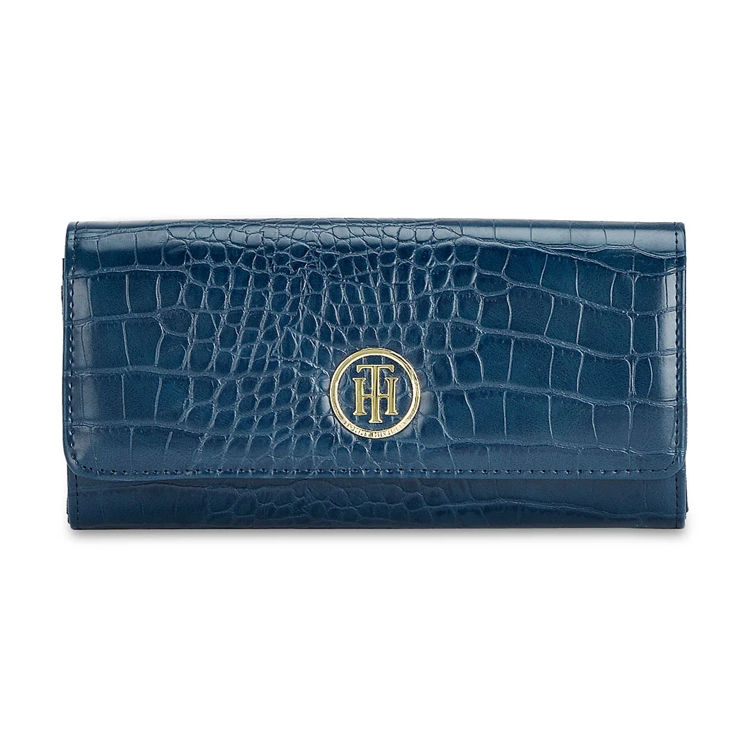Tommy Hilfiger Jocelyn Plus Women's Vegan Textured Leather Wallet - Image 13
