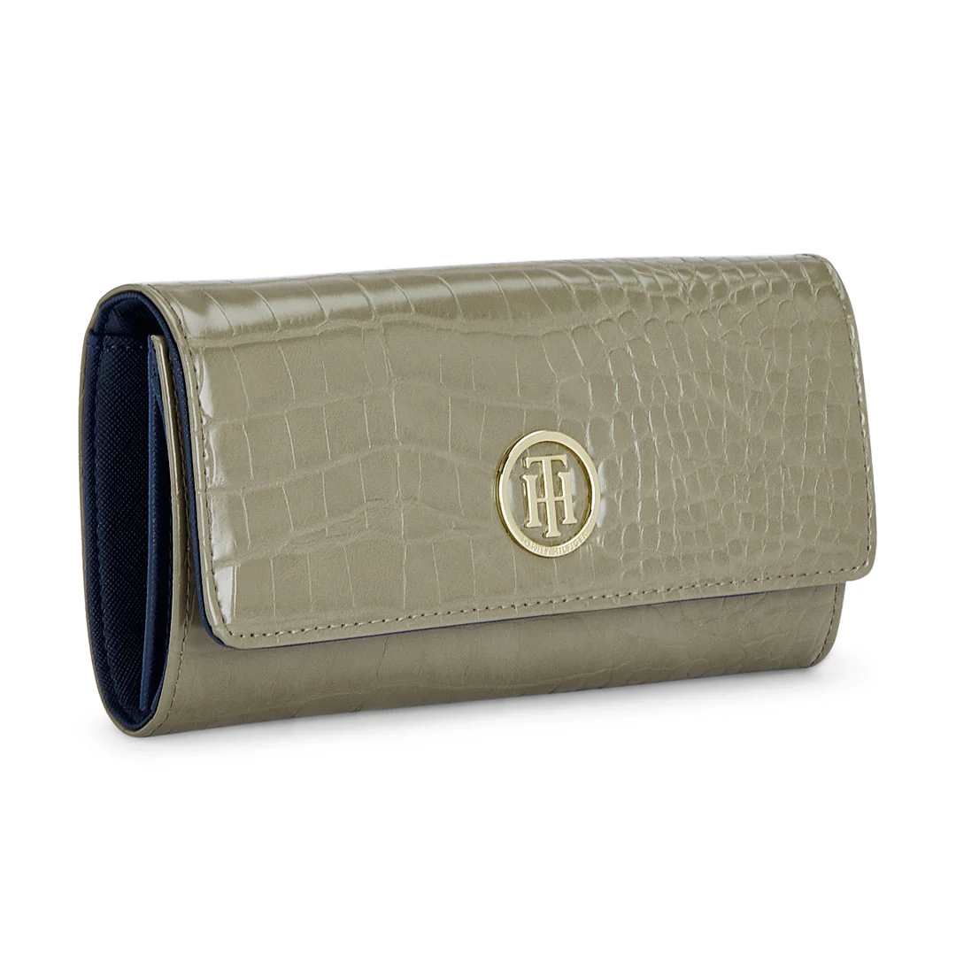 Tommy Hilfiger Jocelyn Plus Women's Vegan Textured Leather Wallet - Image 8