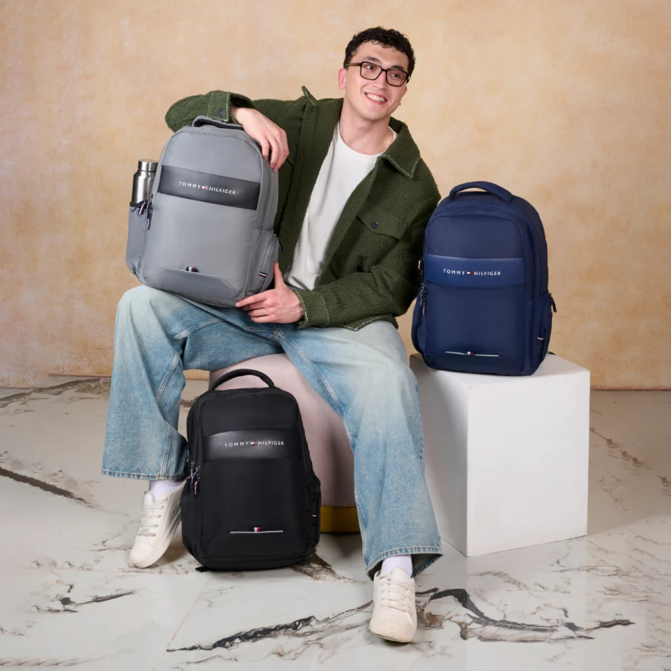 Tommy Hilfiger Joshua Unisex Polyester Laptop Backpack - Image 9
