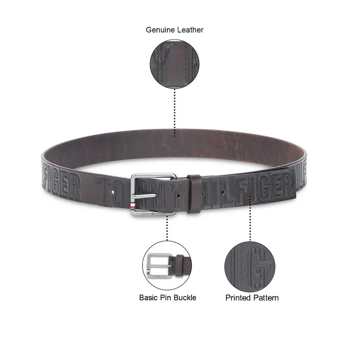 Tommy Hilfiger Kolding Men's Leather Belt - Image 8