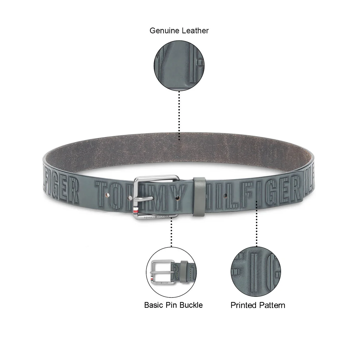 Tommy Hilfiger Kolding Men's Leather Belt - Image 8