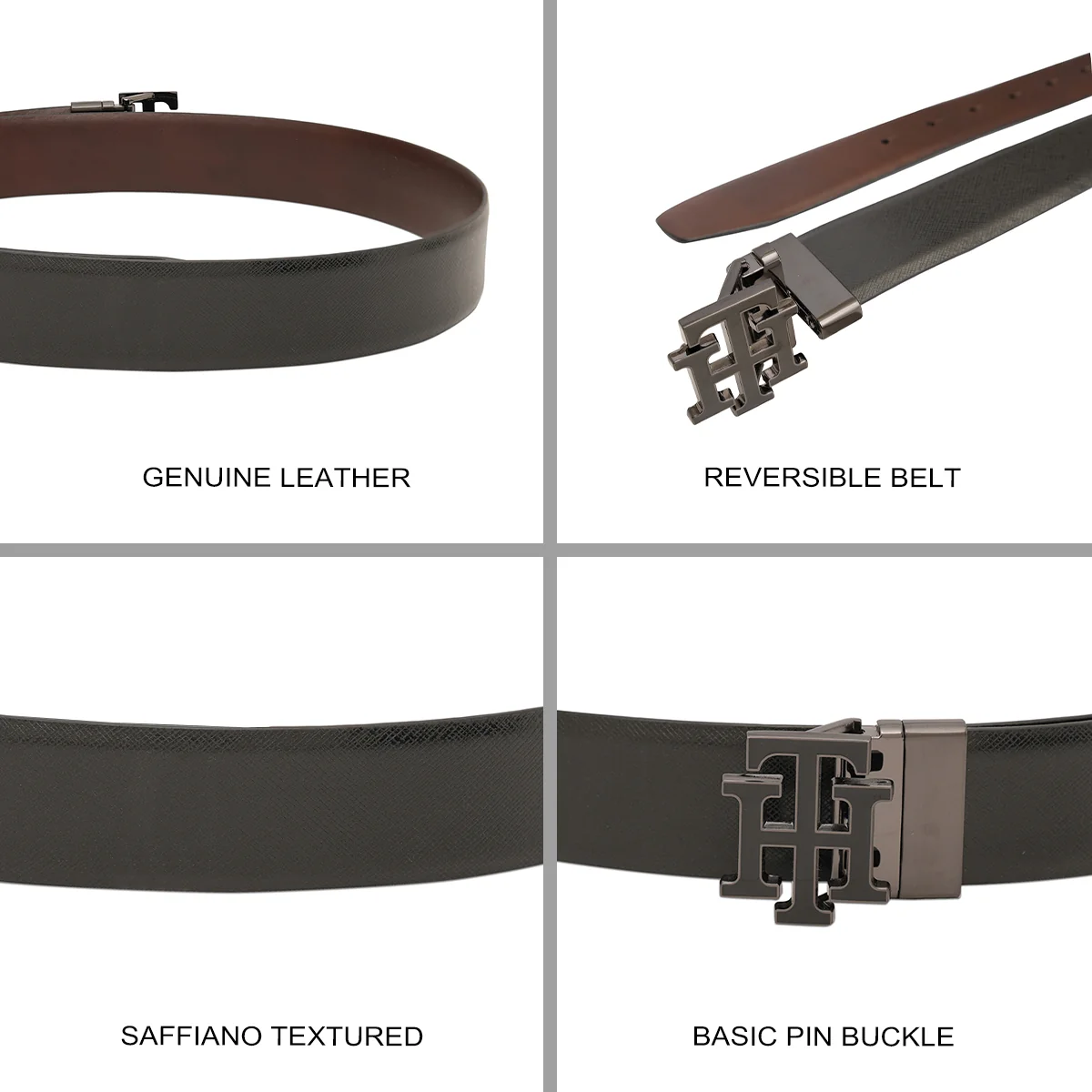Tommy Hilfiger Lachine Men's Reversible Belt - Image 8