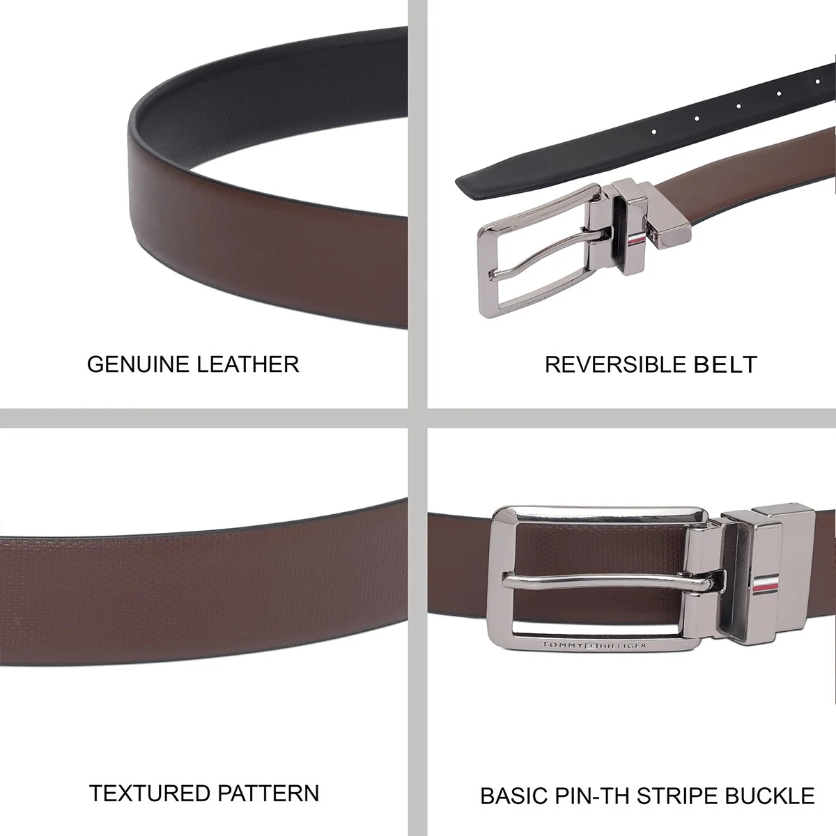 Tommy Hilfiger Lambert Men's Reversible Belt - Image 4