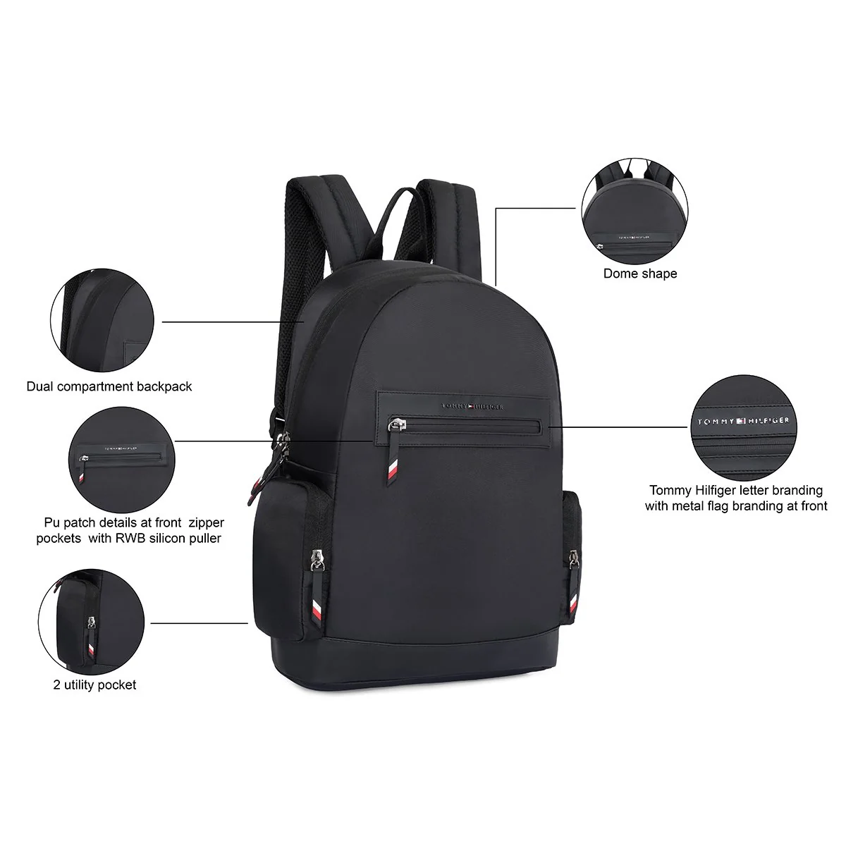 Tommy Hilfiger Marquise Laptop Backpack - Image 3