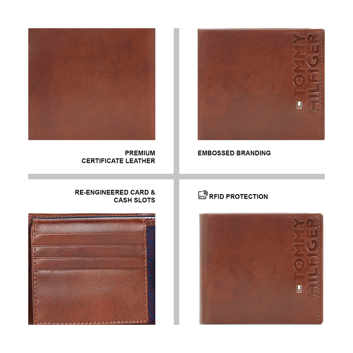 Tommy Hilfiger Molde Men's Leather Wallet - Image 8