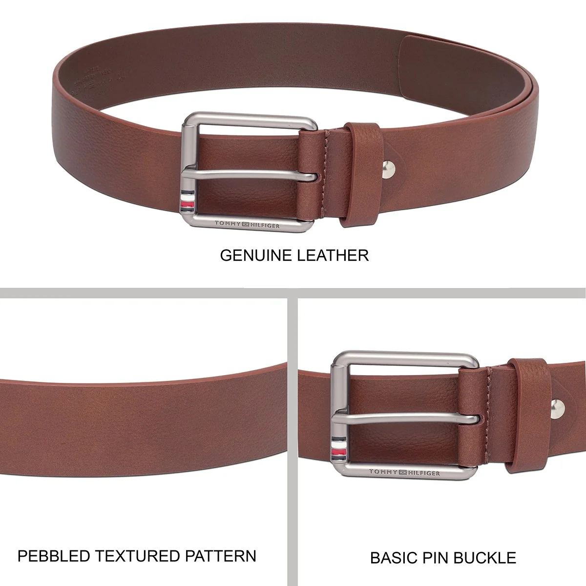 Tommy Hilfiger Montclear Men's Non Reversible Belt - Image 4