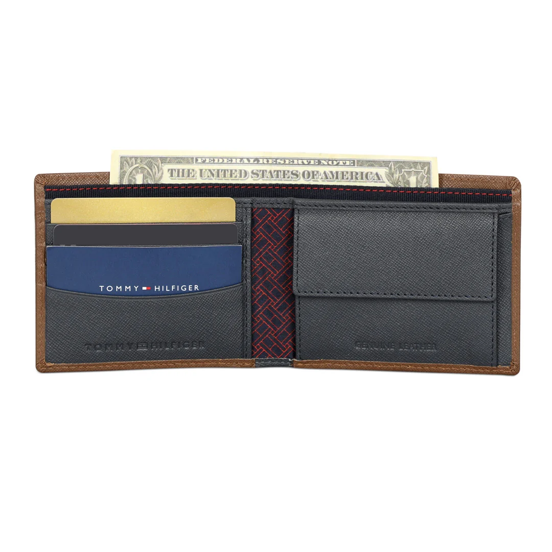 Tommy Hilfiger Moxen Men's Leather Global Coin Wallet - Image 8