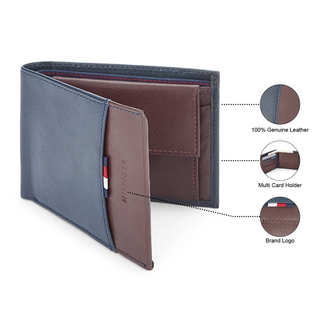 Tommy Hilfiger Mudcreek Men's Leather Global Coin Wallet - Image 8