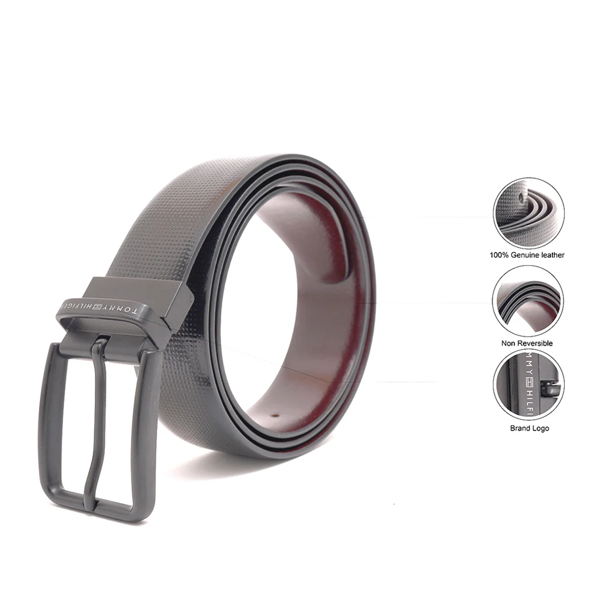 Tommy Hilfiger Nicolas Men's Reversible Belt - Image 4