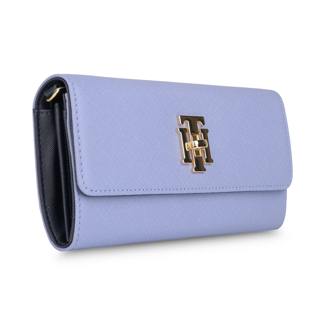Tommy Hilfiger Paloma Women's Leather Flap Wallet-Black - Image 17
