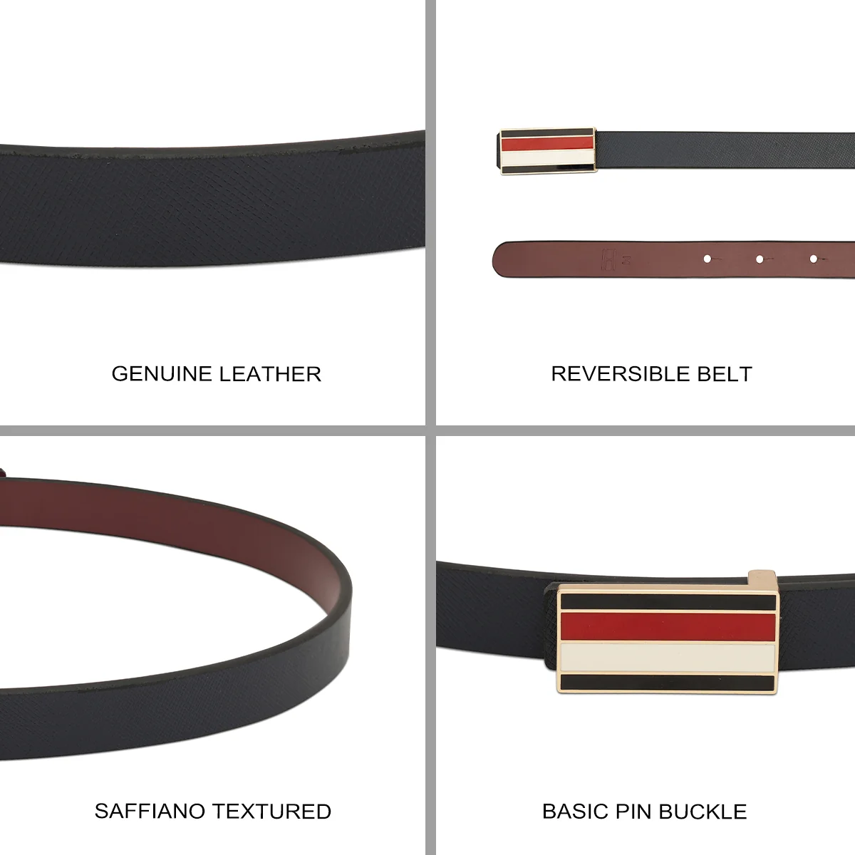 Tommy Hilfiger Pansy Women's Reversible Belt - Image 8