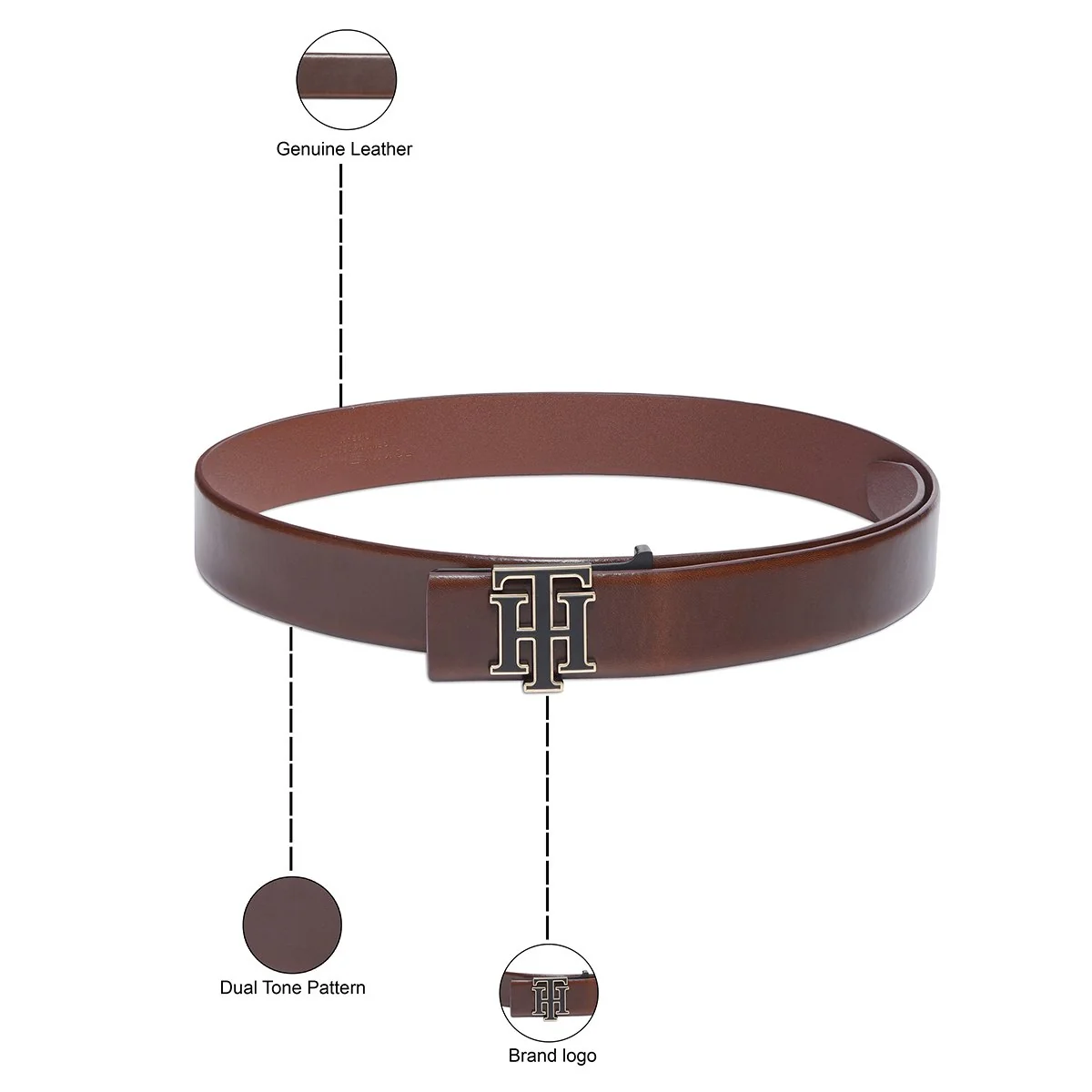 Tommy Hilfiger Pawleys Men's Non Reversible Belt - Image 4