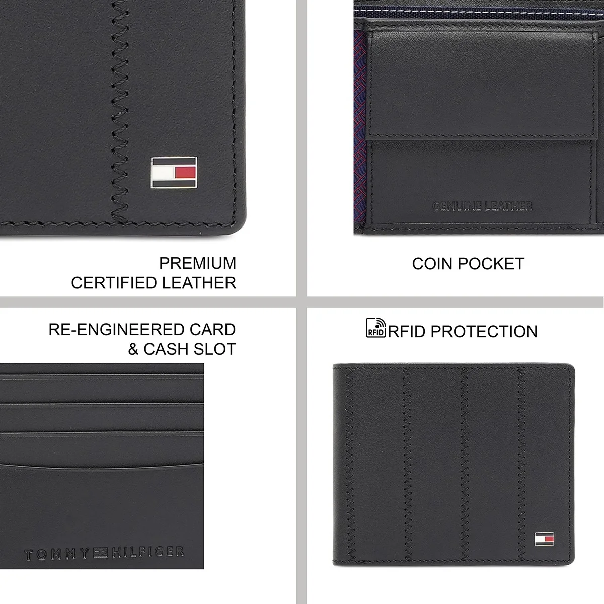 Tommy Hilfiger Pazin Men's Global Coin Wallet - Image 8