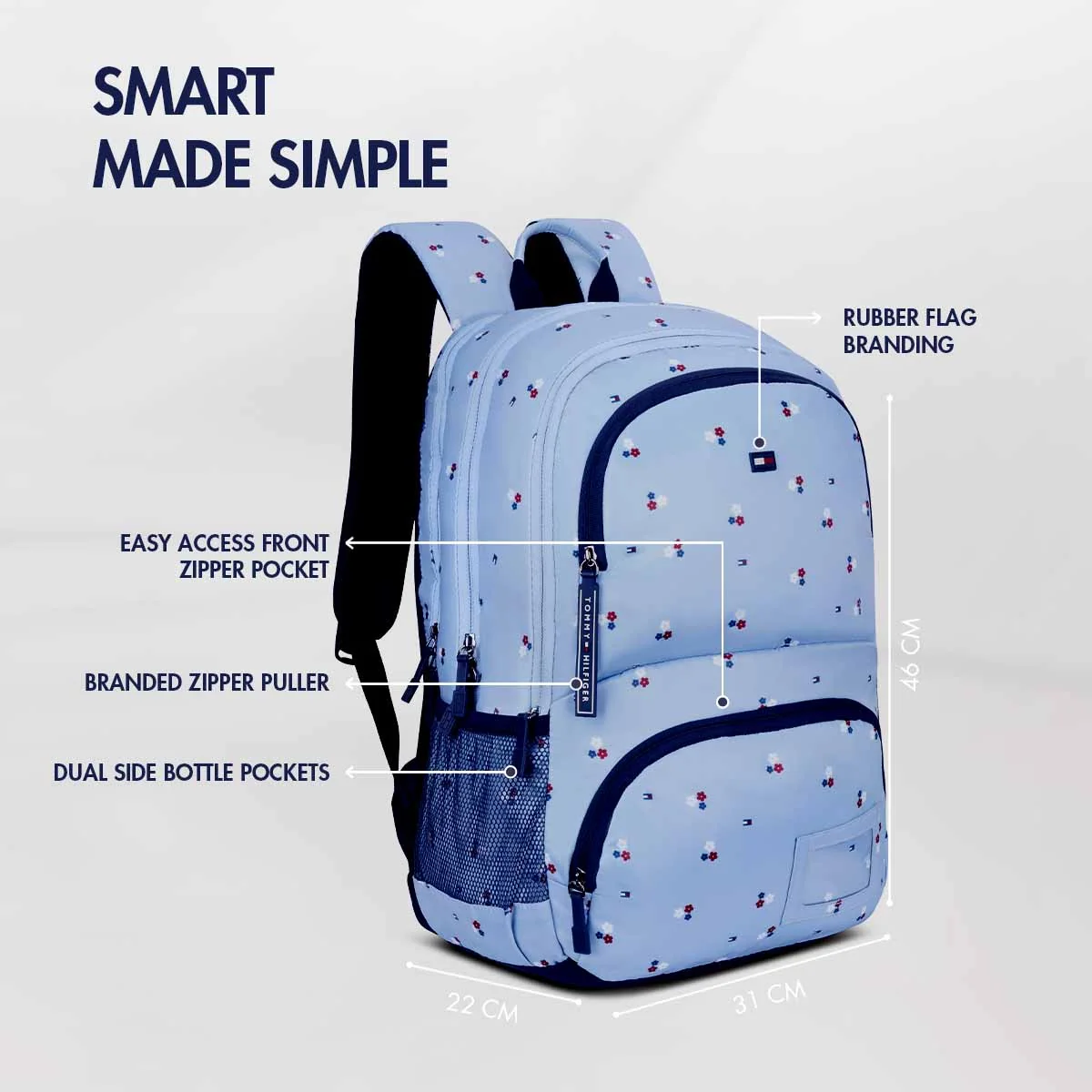 Tommy Hilfiger Pixel Non Laptop Backpack - Image 4