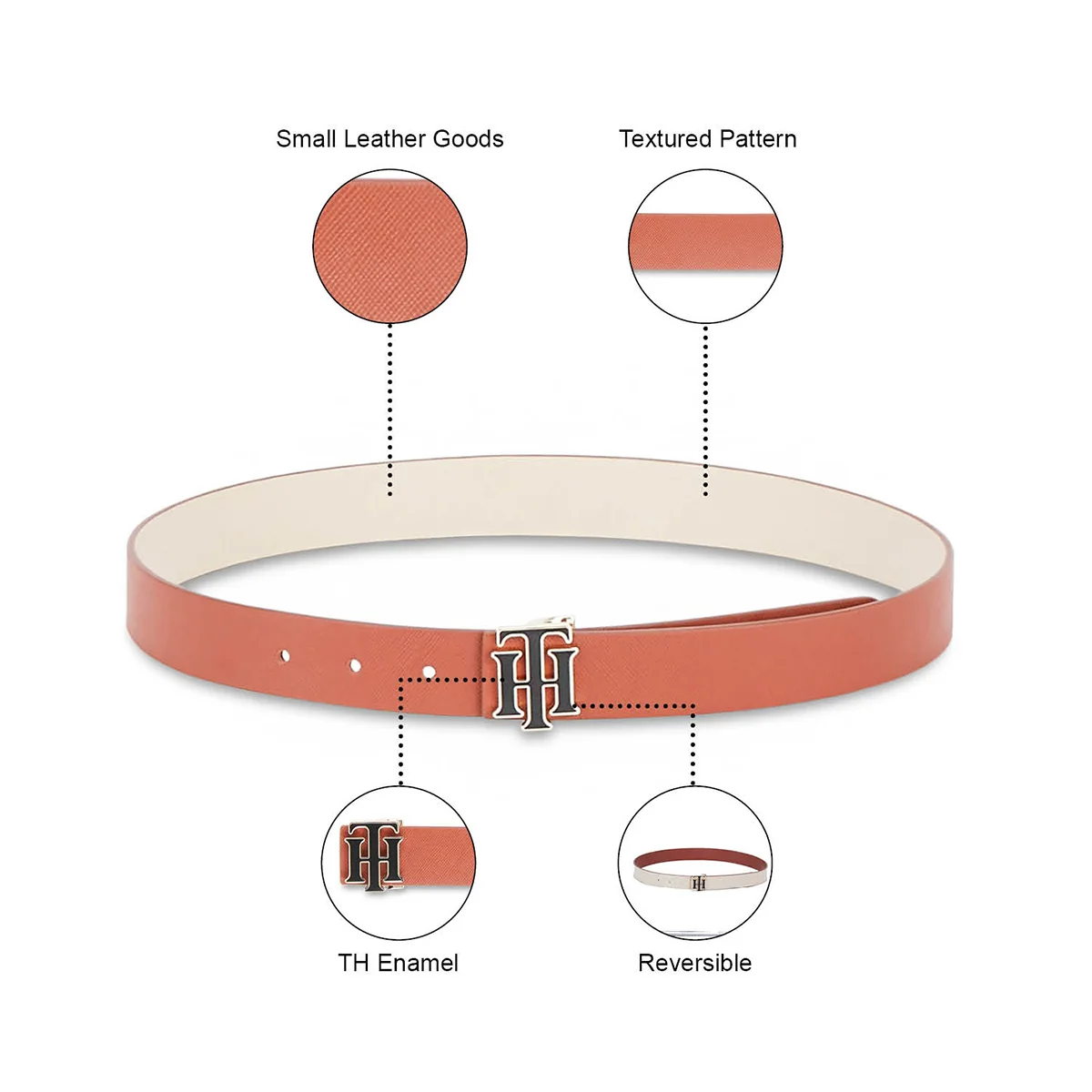 Tommy Hilfiger Rhine Women's Reversible Belt - Image 6