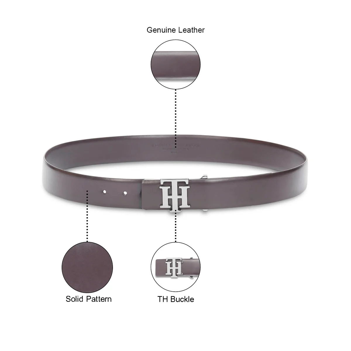 Tommy Hilfiger Rodovre Men's Leather Belt - Image 4