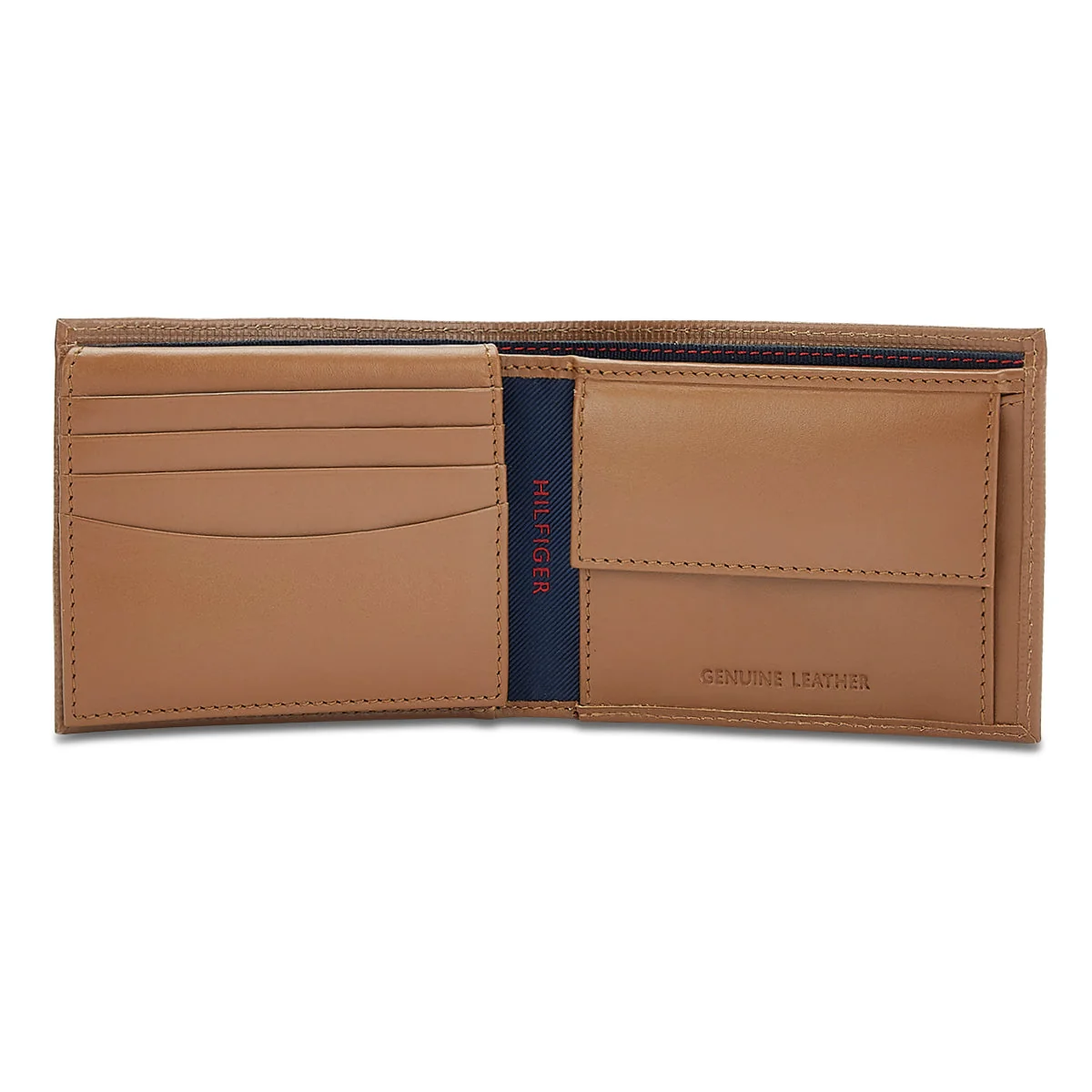 Tommy Hilfiger Romont Plus Men's slim fold Leather Global Coin Wallet-Navy - Image 10