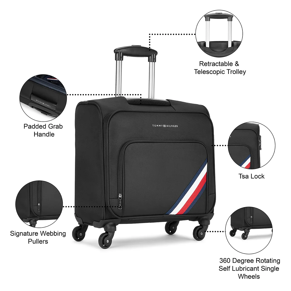 Tommy Hilfiger Roosevelt Overnighter Soft Luggage - Image 5