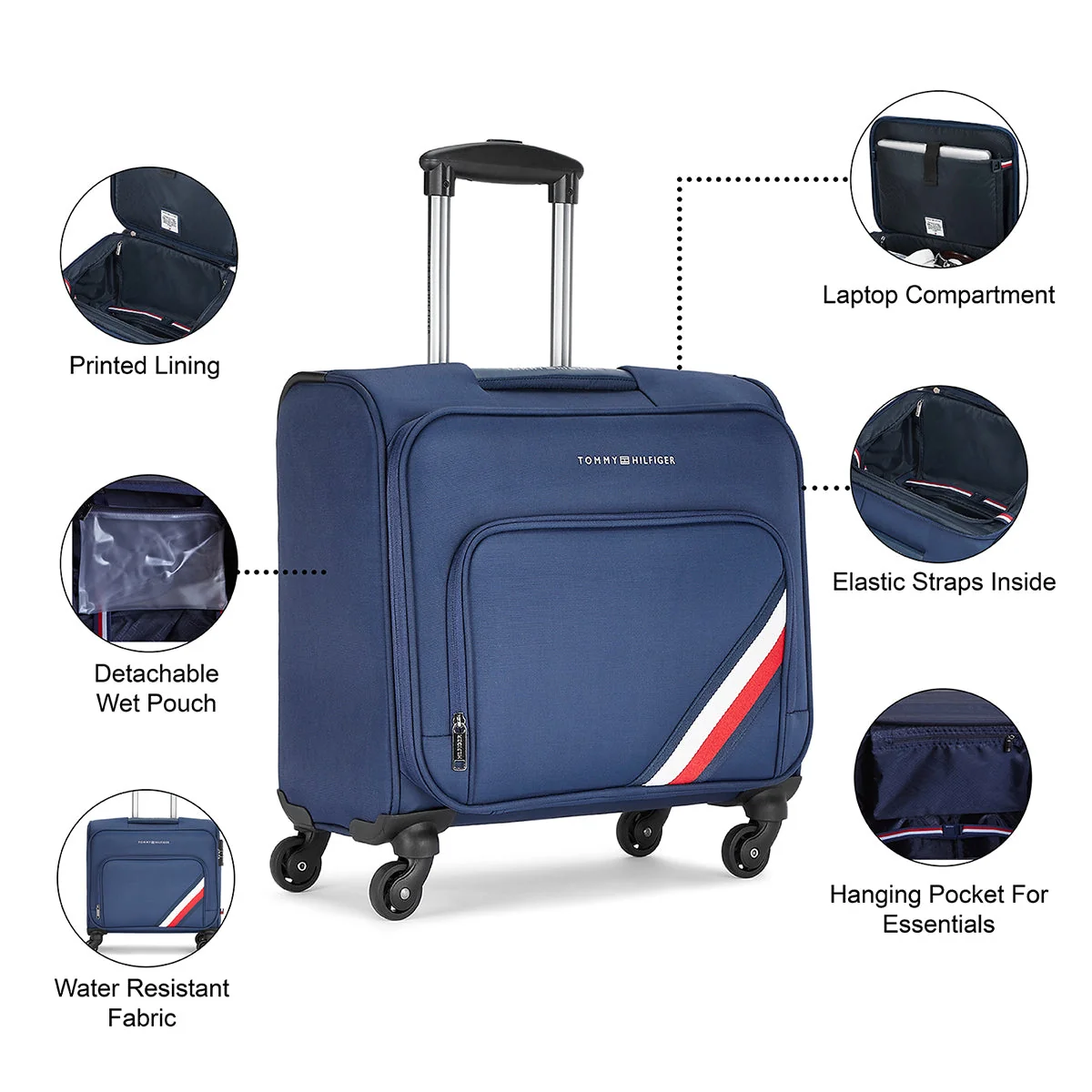 Tommy Hilfiger Roosevelt Overnighter Soft Luggage - Image 5