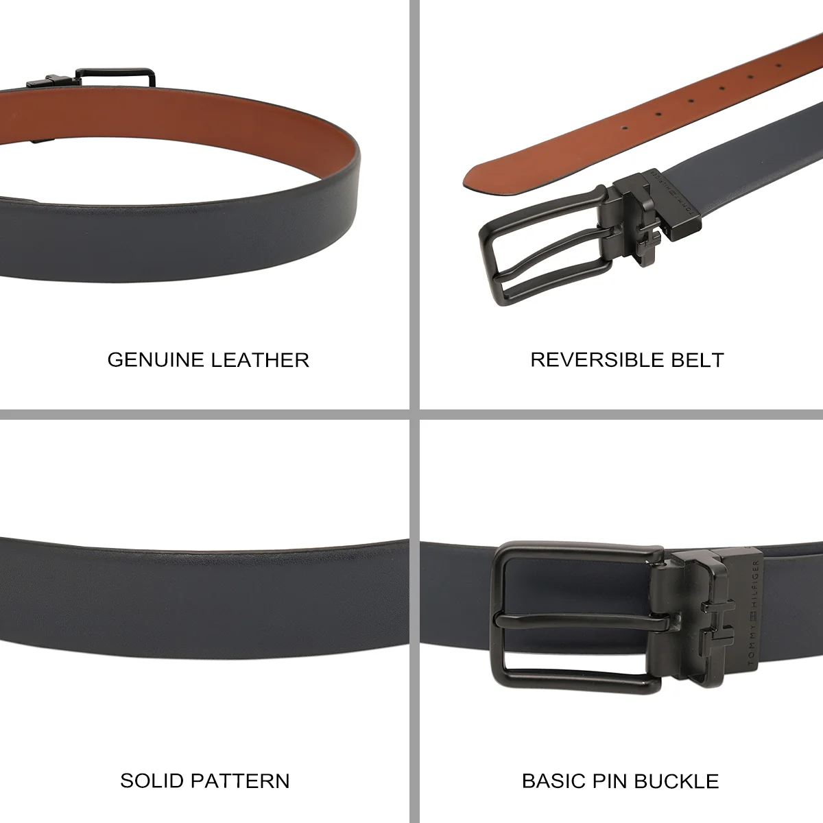 Tommy Hilfiger Rouen Men's Reversible Belt - Image 8