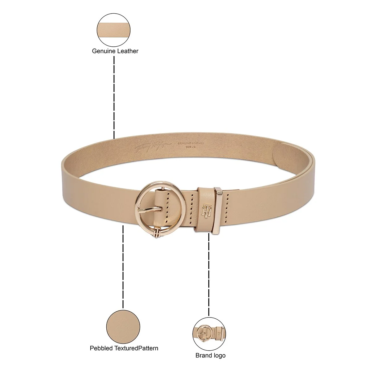 Tommy Hilfiger Saika Women's Non Reversible Belt - Image 4