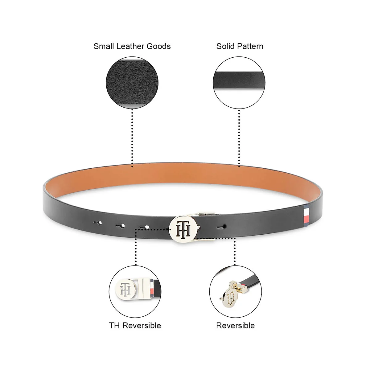 Tommy Hilfiger Salian Women's Reversible Belt - Image 7