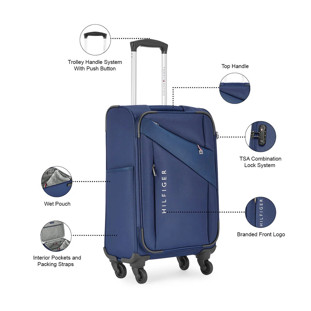 Tommy Hilfiger Seattle Unisex Polyester Soft Luggage - Image 4