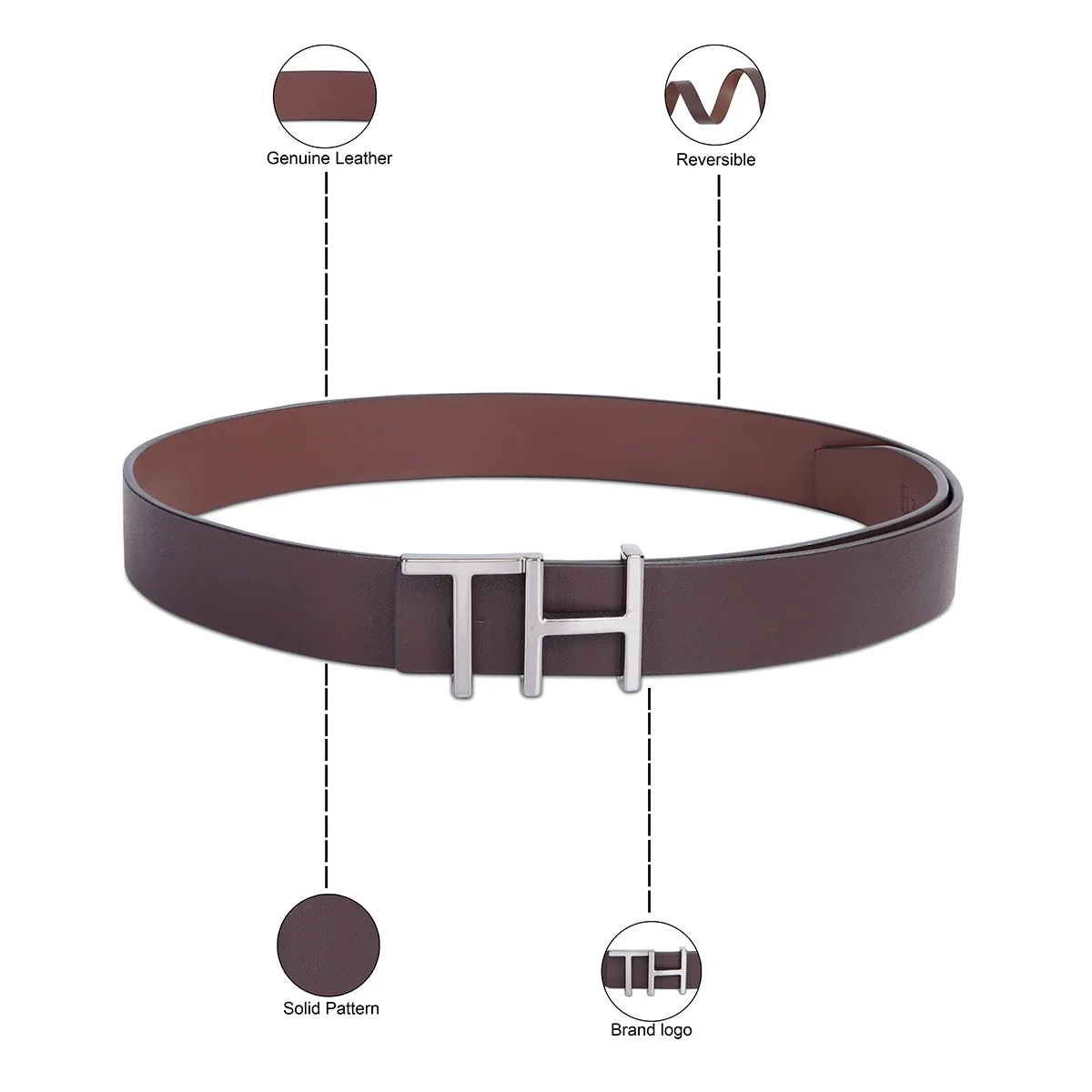 Tommy Hilfiger Selby Reversible Belt - Image 4