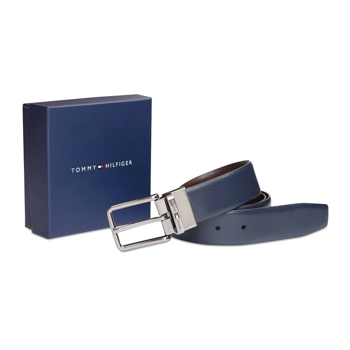 Tommy Hilfiger Snowmas Men's Reversible Belt - Image 9