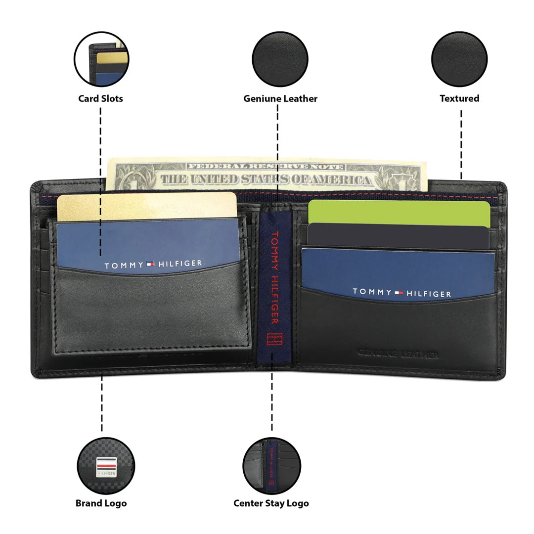 Tommy Hilfiger Stallion Men's Leather Passcase Wallet - Image 4