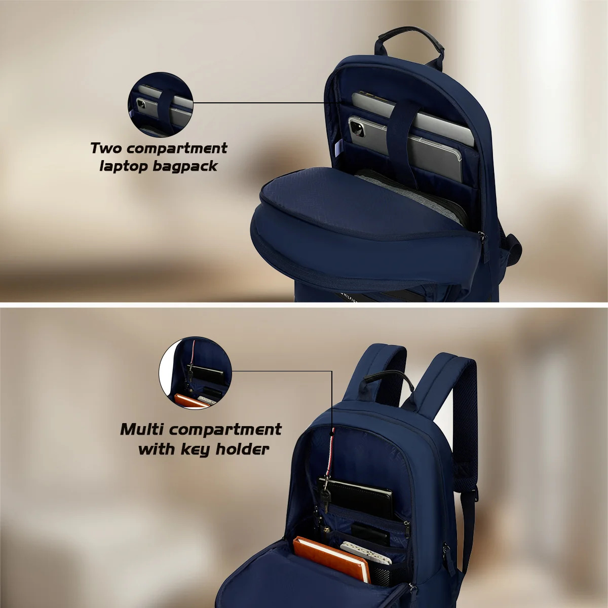 Tommy Hilfiger Gibson Laptop Backpack - Image 6