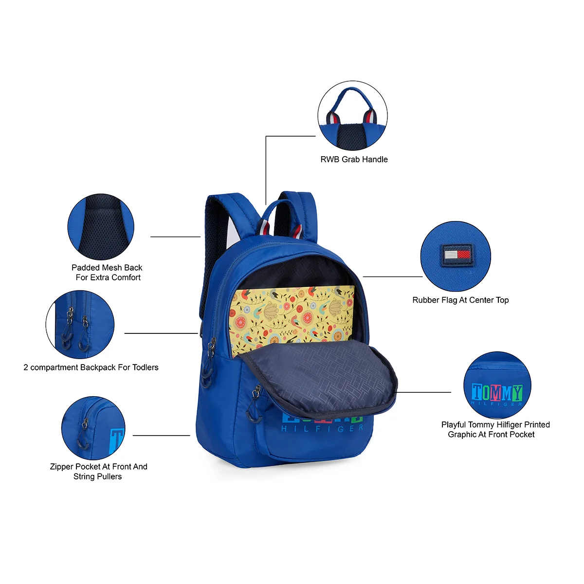 Tommy Hilfiger Pinocchio Back to School Backpack - Image 4