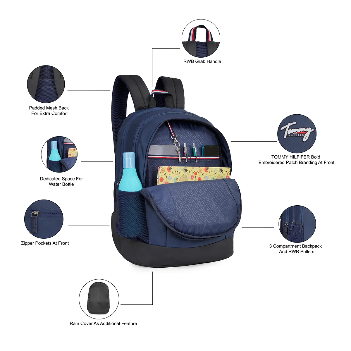 Tommy Hilfiger Utopia Back to School Backpack - Image 4