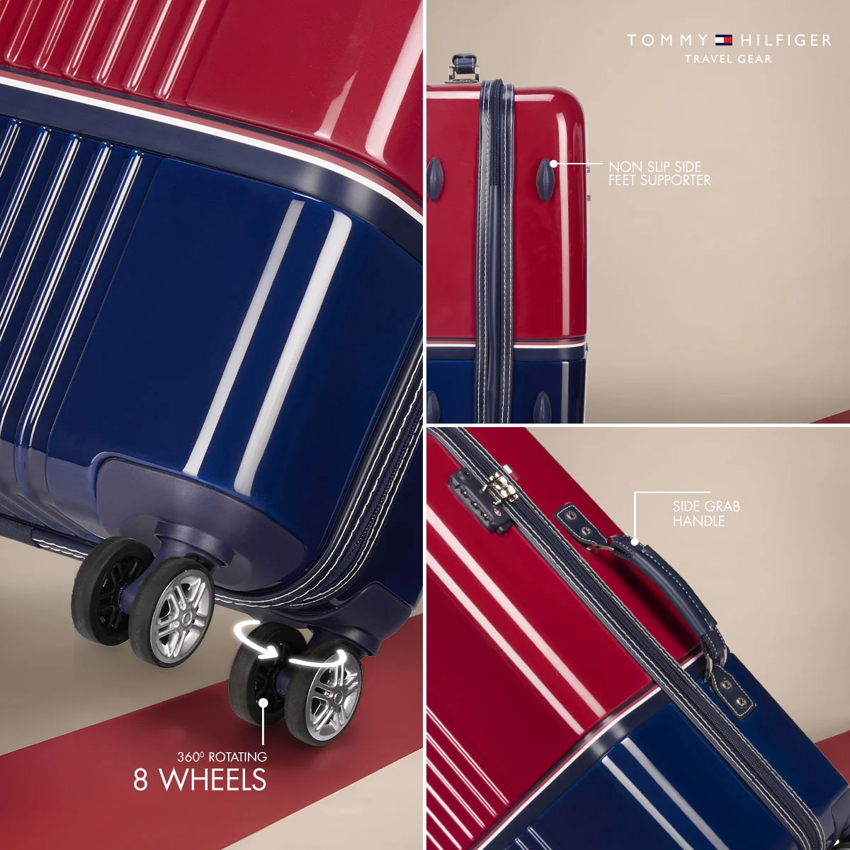 Tommy Hilfiger Twins Pro Hard Luggage - Image 4