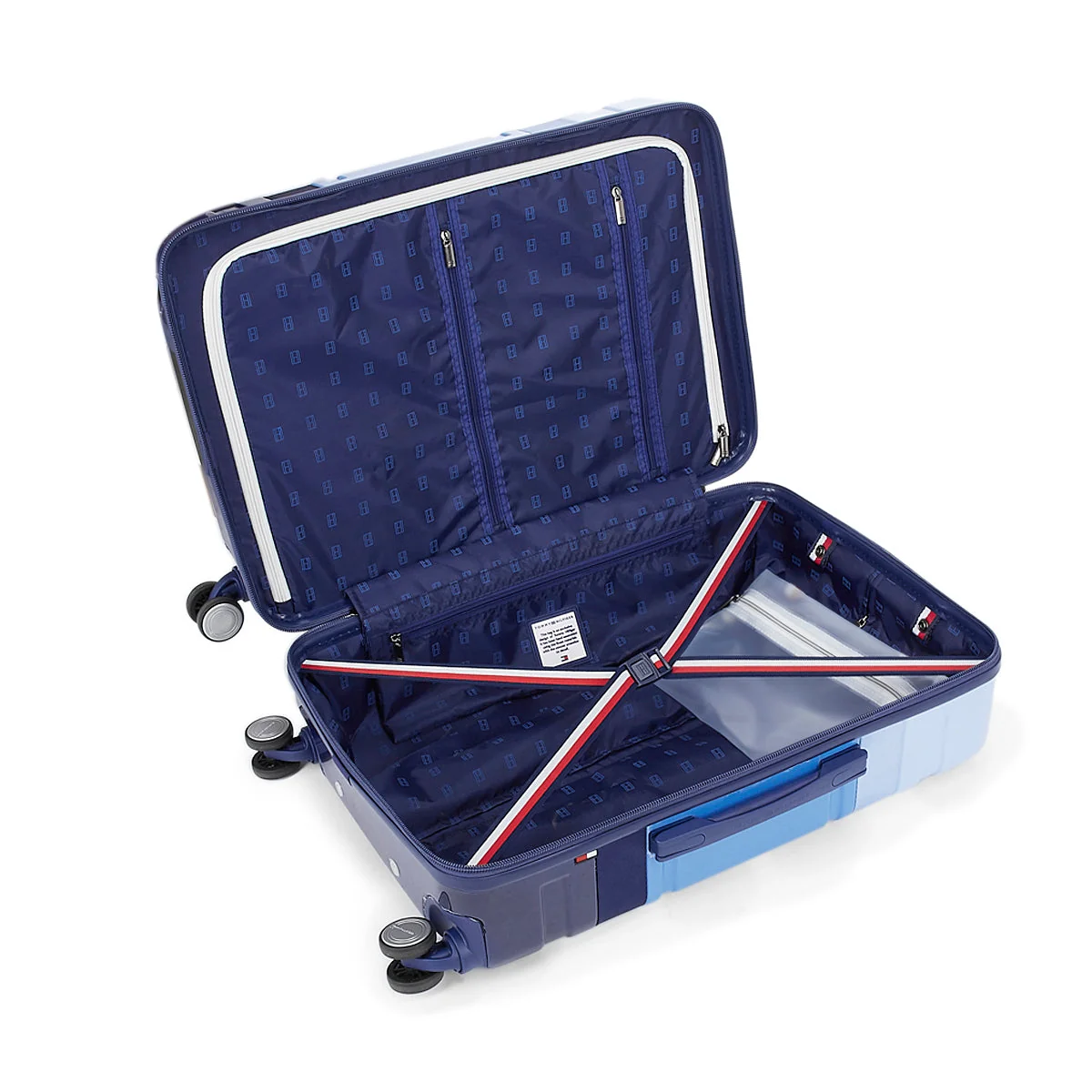 Tommy Hilfiger Unisex Triton Plus Hard Luggage Set of 2 Blue (Cabin & Mid) - Image 8
