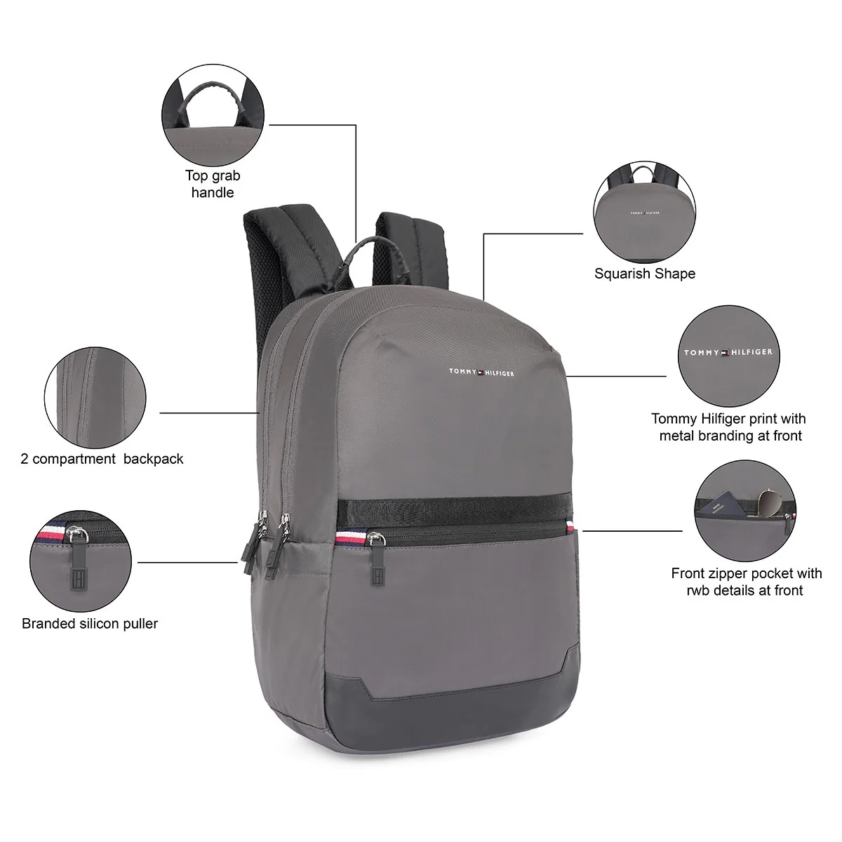 Tommy Hilfiger Urbana Laptop Backpack - Image 3