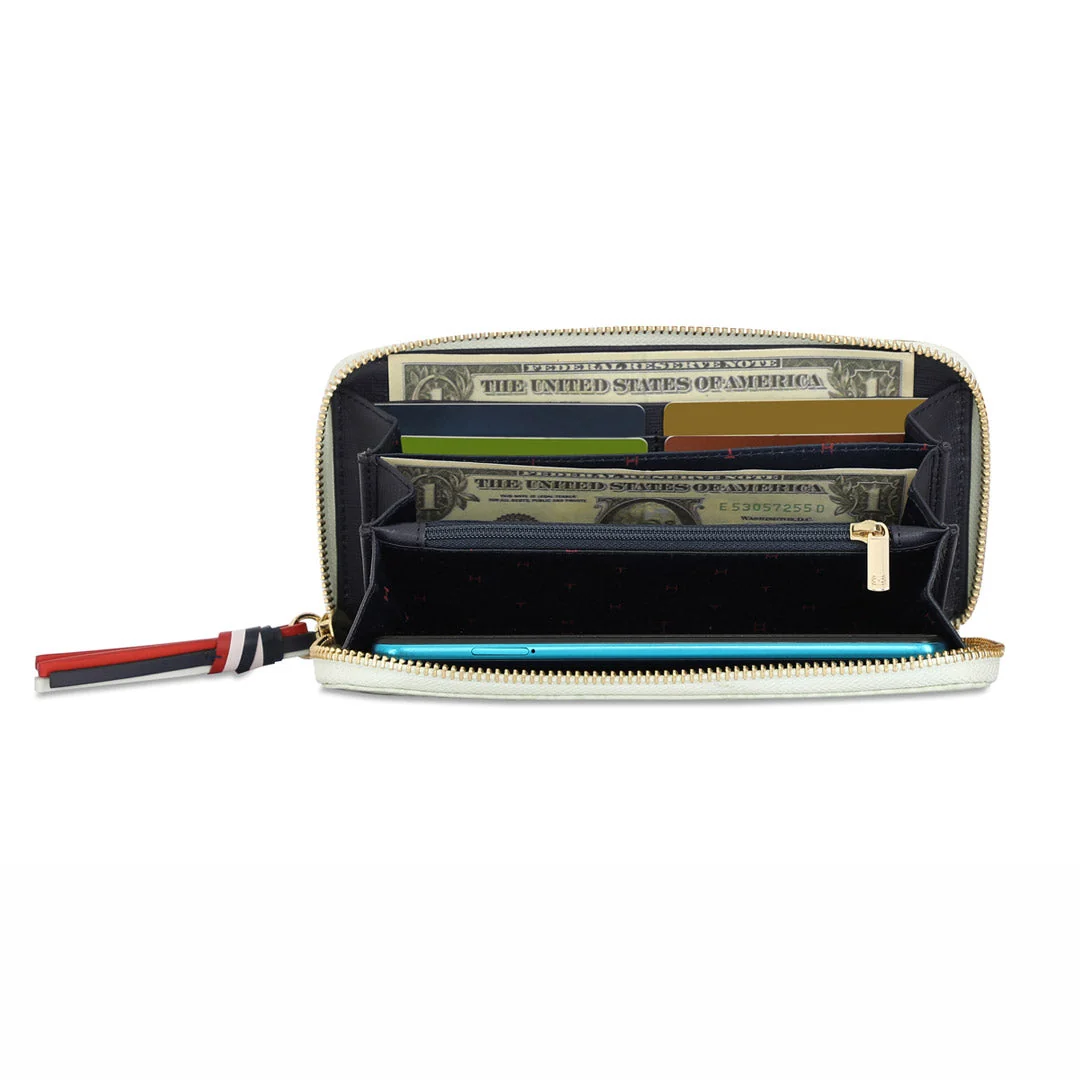Tommy Hilfiger Yaritza Women's Leather Zip Around Wallet - Image 7