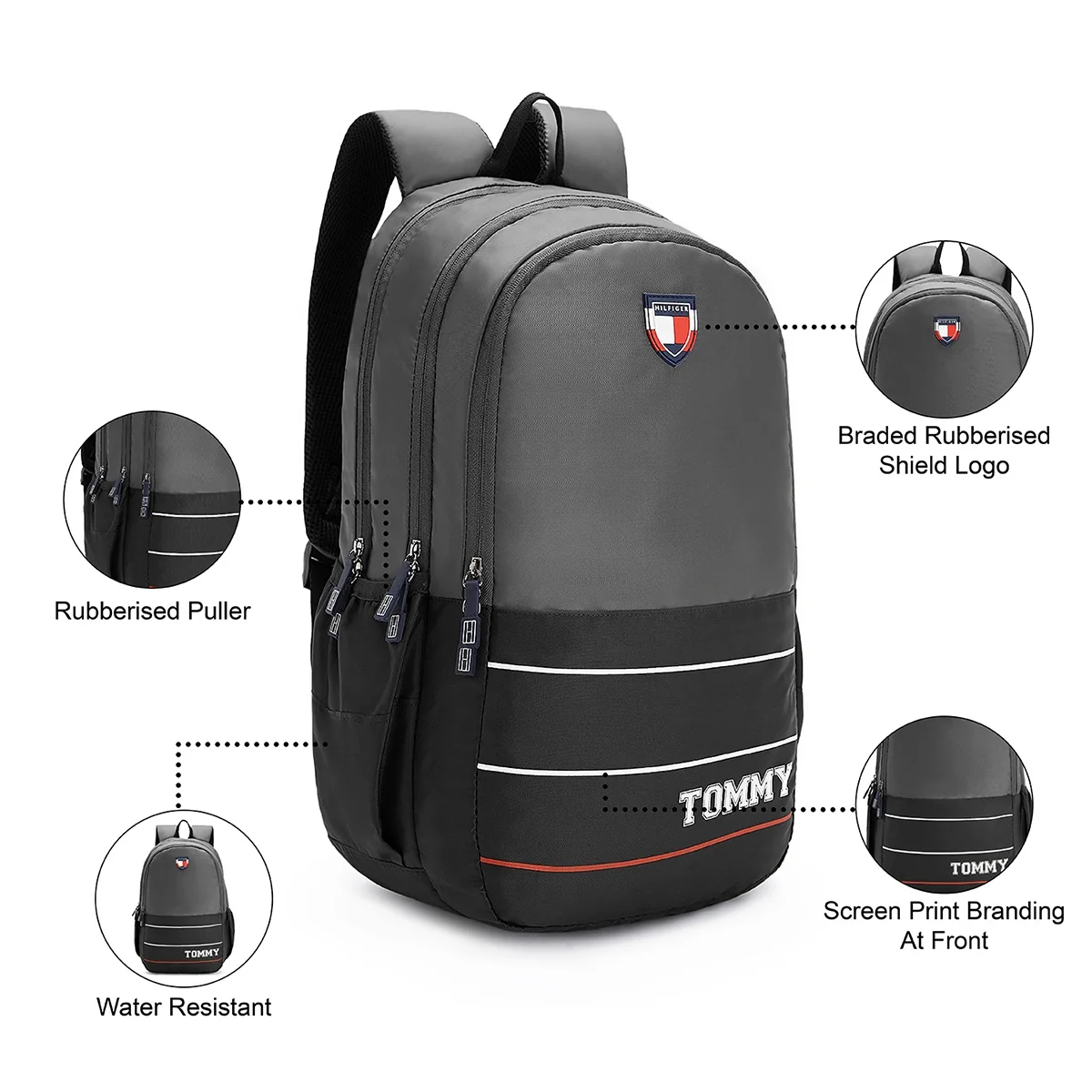 Tommy Hilfiger Zaire Laptop Backpack - Image 8