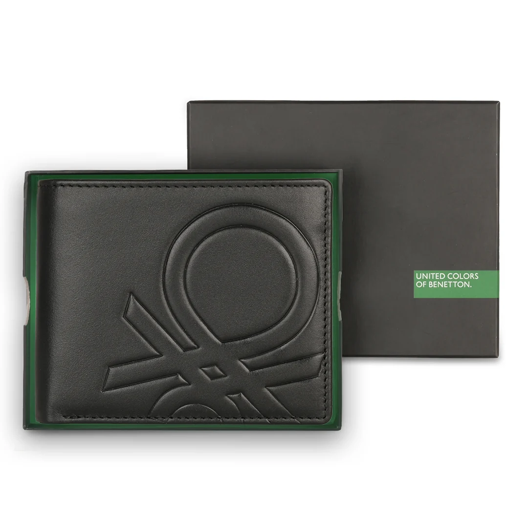 United Colors of Benetton Anzio Men's Leather Multi Card Coin Wallet - Image 7