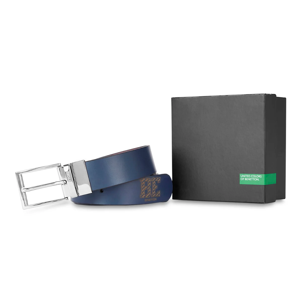 United Colors of Benetton Arno Men's Reversible Leather Belt - Image 6