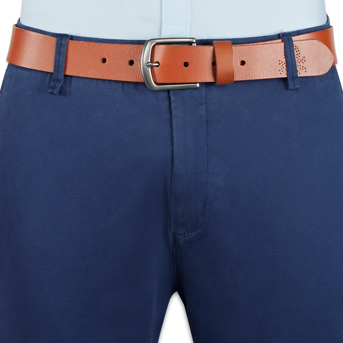 United Colors of Benetton Bradano Men's Non-Reversible Leather Belt - Image 20