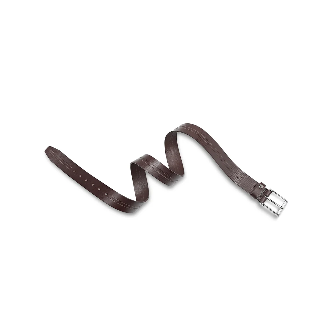 United Colors of Benetton Cavier Men's Leather Non Reversible Belt - Image 19