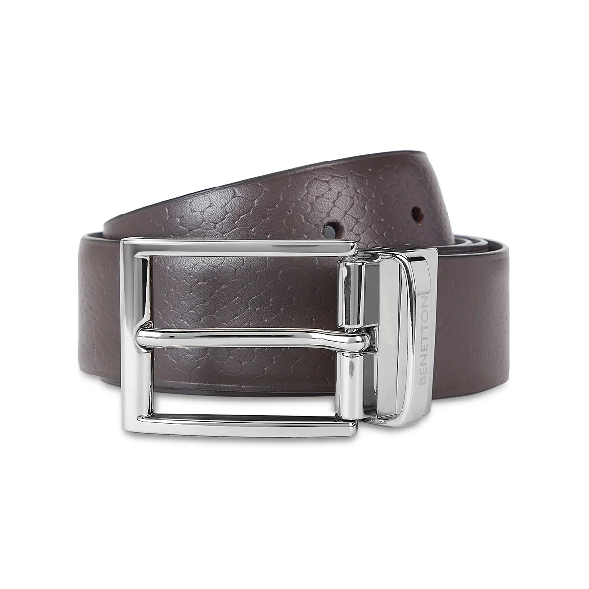 United Colors of Benetton Furbo Men's Leather Reversible Belt - Image 10