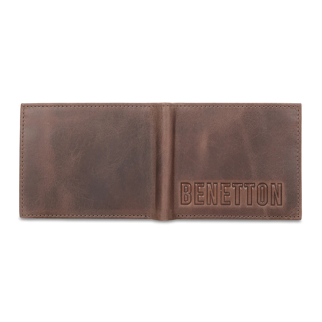 United Colors of Benetton Osmond Men's Leather Global Coin Wallet - Image 6