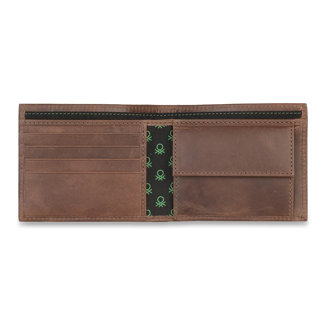 United Colors of Benetton Osmond Men's Leather Global Coin Wallet - Image 8