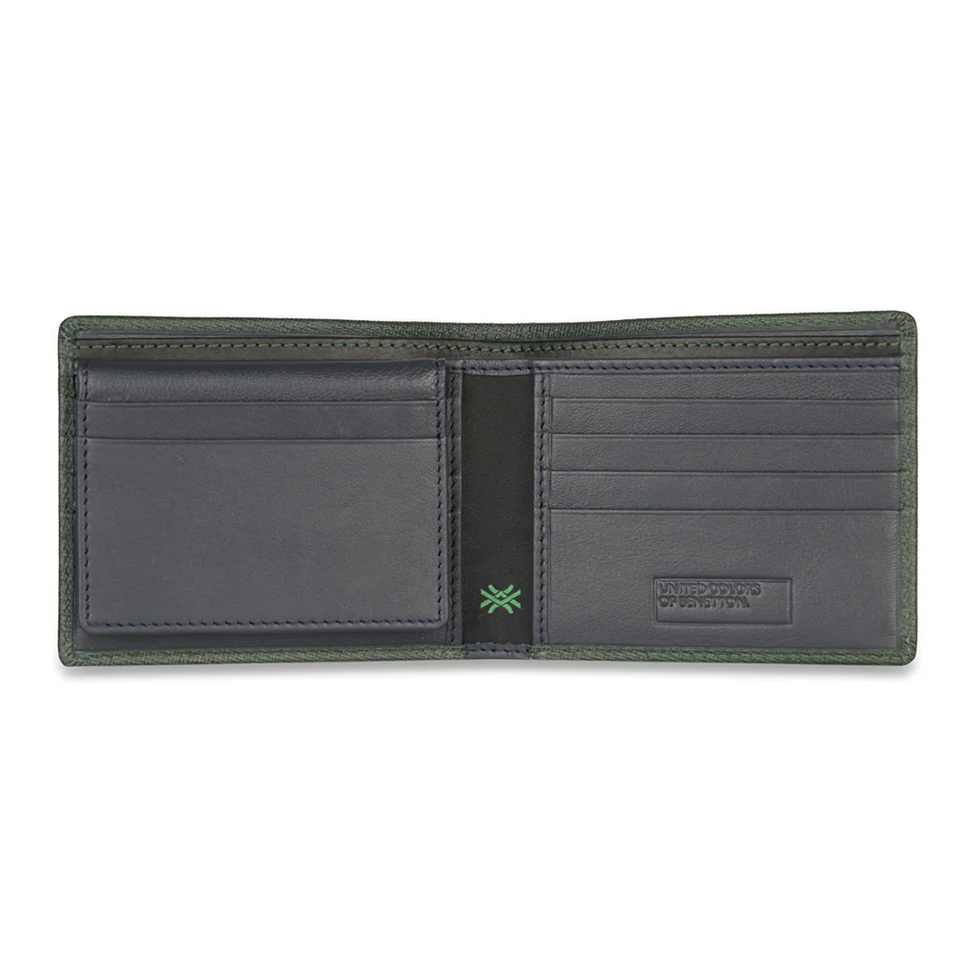 United Colors of Benetton Roan Men's Leather Passcase Wallet - Image 8
