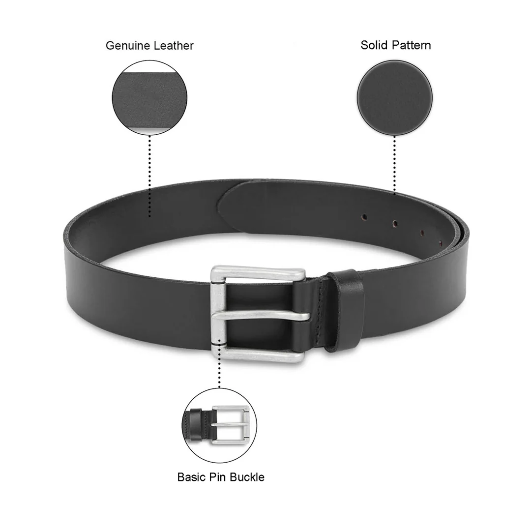 United Colors of Benetton Topino Men's Leather Non Reversible Belt - Image 12
