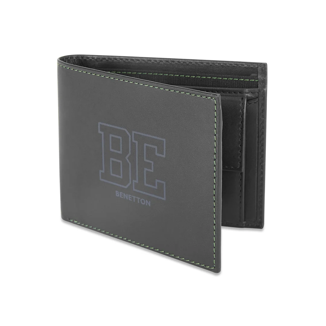 United Colors of Benetton Valen Men's Leather Global Coin Wallet - Image 2